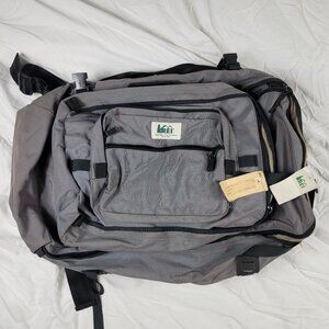 REI Travel Pack 2 Backpack Gray Hiking Camping Trails Mountain Travel Storage